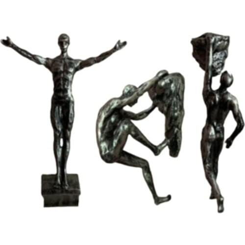 Rock Climbing Figures Resin Athlete Sculpture Craft Wall Decorations Pendant Wall Statue Living Room Wall Decorative Sportsman