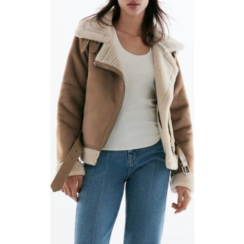 HKML Womens Winter Leather Jackets