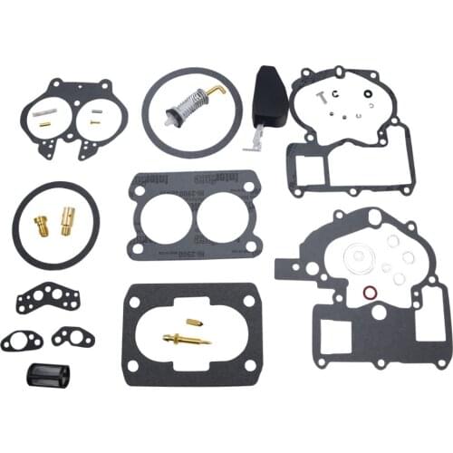 Carburetor Rebuild Kit for Mercury Marine 3.0L 4.3L 5.0L 5.7L Mercarb 2 BBL Carburetor 3302-804844002 1389-9562A1 1389-9563A1