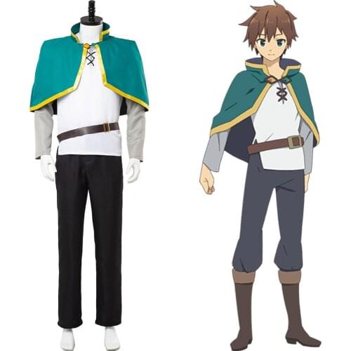 KonoSuba: God’s Blessing on this Wonderful World! Satou Kazuma Cosplay Costume Halloween Carnival Costumes