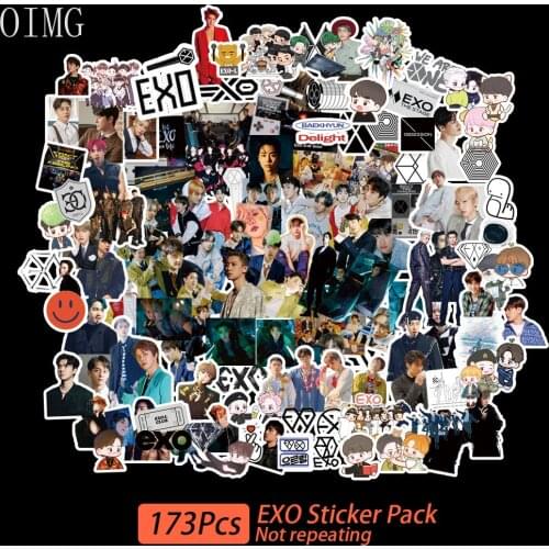 Kpop Stickers Mix Korean Fashion Cute Boys Girls Idol Star Stickers Set Stray Kids Bantan Boys Bp Phone Case Scrapbooking Decor