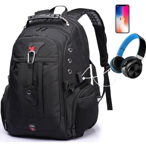 Mens Backpack Large Capacity 40L Travel Backpack Multifunction USB Charging outdoor Luggage Bag Male Backpack Mochilas