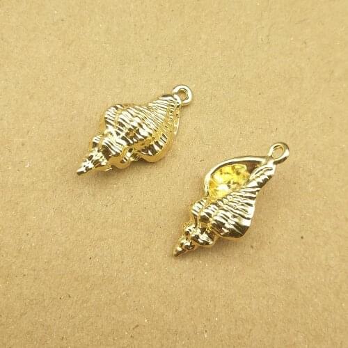 10pcs 15x28mm shell charm for jewelry making and crafting fashion earring pendant bracelet charms necklace