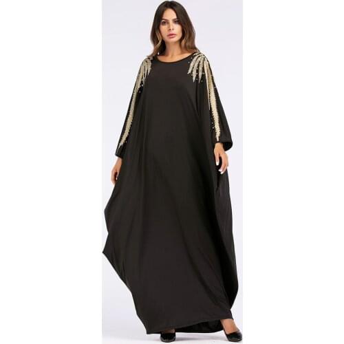 Ramadan Eid Mubarak Dresses Abayas For Women Embroidery Abaya Dubai Turkey Islam Muslim Hijab Dress Vestidos Robe Longue Kaftan
