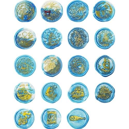 Retro Wax Seal Stamp Replace Copper Head Octagon Sealing Wax Beads Sealing Stamp DIY Sealing Wax Decoration Craft Hobby Tools