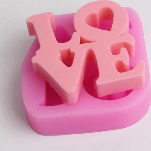 3D Love Shaped Silicone Mold Fondant Chocolate Cake Decorating Tools Cake Molding Moulds Wedding Decoration Mold Tools Baking