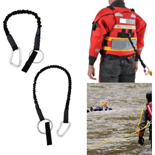 85 cm/2.8ft Safety Lanyard Fall Arrest Rope for Drifting Construction Climbing Window Cleaning