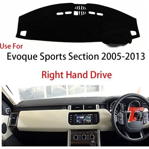 TAIJS Factory protective Polyester Fibre Car Dashboard Cover For LAND ROVER Evoque Sports Section 2005-2013 Right hand drive