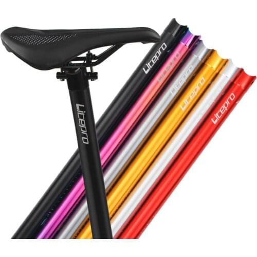 Bicycle Seatpost 33.9mm*600mm Folding Bike Ultralighgt Weight Aluminum Alloy Seat Post Bicycle Accessories