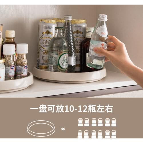 Wonderlife Rotating shelving kitchen living room multifunctional household table shelving seasoning bottle storage rack
