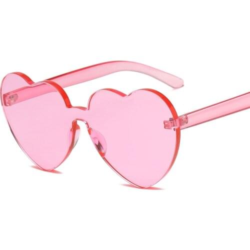 WANMEI.DS Fashion Women Rimless Sunglasses Transparent Shades Sun Glasses Female Cool Candy Color UV400 Eyewear Oculos De Sol