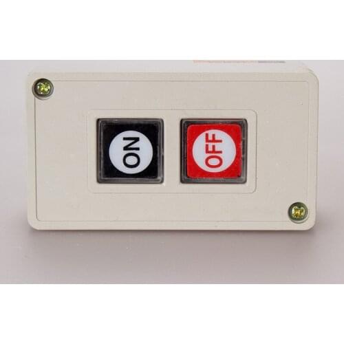 1pc Push Button Station 2 momentary push buttons ON OFF 250V AC 3A Motor Control