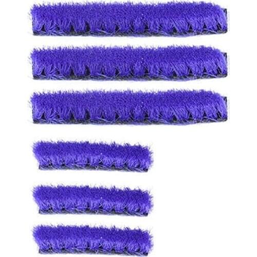 AD-6Pcs Replacement Soft Plush Strips for Dyson V7V8V10V11 Series Vacuum Cleaner Soft Roller Head Replacement Accessories