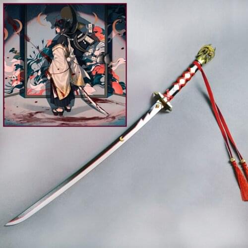 Anime! Onmyoji Onikiri TianJianRenXin Cosplay sword prop Halloween Outfit party Game prop free shipping