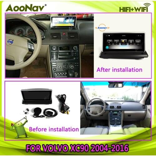 128G Px6 2 Din Car Radio Android Autoradio For Volvo Xc90 2004 2005 2006 2007 2008 2009-2016 GPS Navigation Multimedia Player