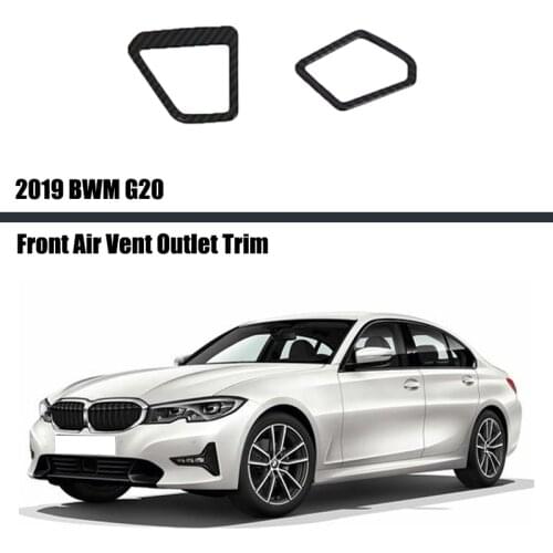 For BWM G20 2019 2020 2021 Color My Life Car Chrome Front Air Vent Cover Trim Air Conditioning Sticker Stickers Accessories