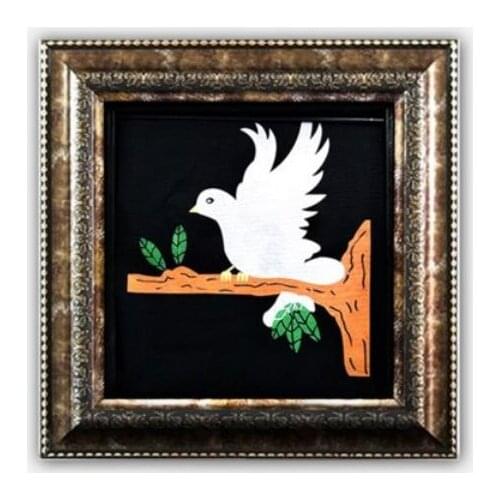 Dove Picture To Real Dove Magic tricks Dove Appearing From Frame Magia Stage Illusion Gimmick Props accessories Comedy