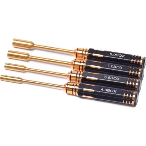 HSS Titanium M3 M4 Premium Hexagonal Screw&Socket Drivers RC Car Tool Set