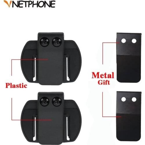 2 pcs Vnetphone V6 V4 Helmet Headset Clip Motorcycle helmet intercom Clip Motorcycle Bluetooth Intercom Bracket Accessories