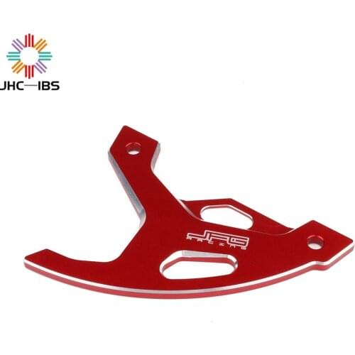 Motorcycle CNC Red Rear Brake Disc Rotor Guard Protector Cover For Honda XR650L 1993-2017 XR400 96-04 XR250 89-04 XR600 91-00