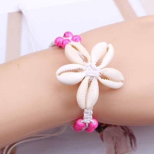 Fashion Knit Shells Bracelets For Women Handmade Jewelry Simple Bohemian Bracelet Femme Jewelry pulseras mujer moda 2021