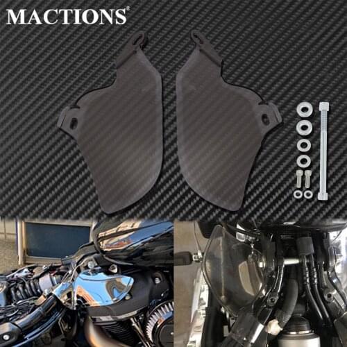 Motorcycle Saddle Shields Heat Deflector Saddle Shields Air Heat Deflector For Harley Softail Street Bob FXBB Breakout 2018-2020