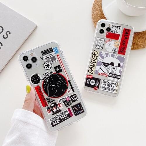 Transparent Luxury Soft Silicone Camera Lens Protection for iphone 12 case 11 Pro 8 7 6 6s Plus X Xr Star Warrior Cover