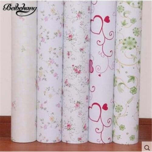 Beibehang Self-adhesive pastoral waterproof thickening warm bedroom furniture renovation stickers European living room wallpaper