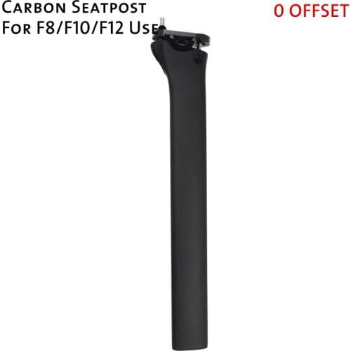 NO LOGO Matte 3k Carbon Seatpost Road Bicycle Matt 3K Full Carbon Fibre Bike 0 Offset Seatposts Part 340mm Carbon Road Seatposts