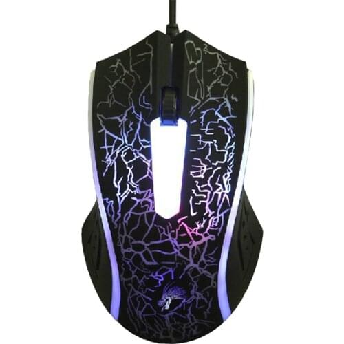 VODOOL X5 USB Wired Mouse 3 Buttons Optical Ergonomic Gaming Mice Lighting Office Optical Mouse for Laptop Desktop PC