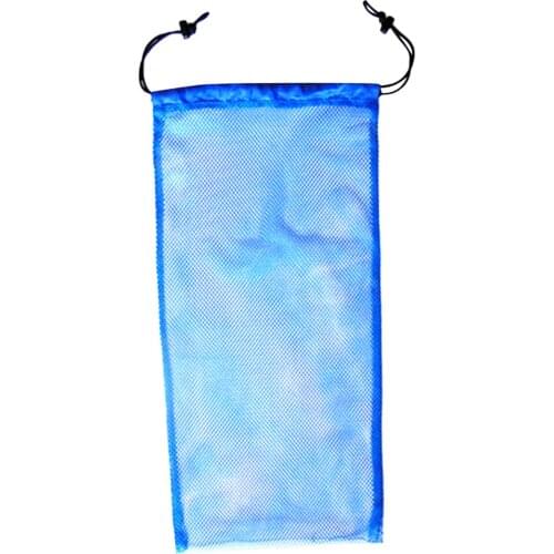 Blue Safety Scuba Diving Snorkel Swimming Fins Flippers Shoe Storage Carry Mesh Bag Pouch 20KG for Gear Equipment Dive Accessory