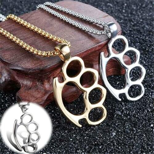 Titanium Steel For Chain/Necklace/Bracelet Finger Tiger Pendant