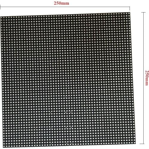 Outdoor P3.91 full color led display panel 64 * 64 pixel 250x250mm, 1/16 scan smd 3 in 1, 3.91mm rgb led module panel