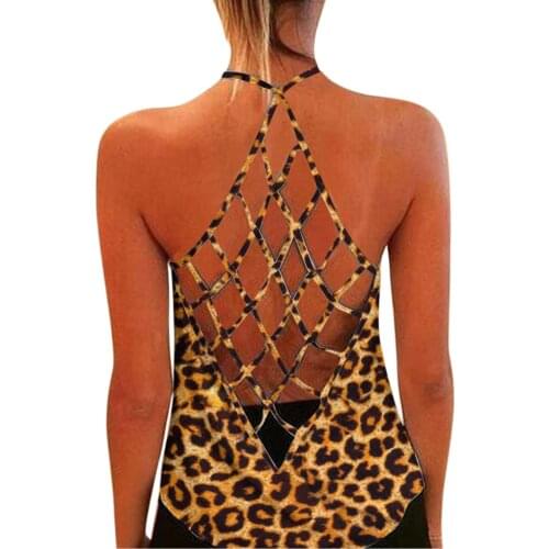 Womens Fashion O-Neck Sleeveless Sexy Blouse Vest Psychedelic Starry Sky Printing Sling Type Hollowed Grid Ladies Vest