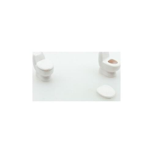 1/64 Handmade toilet closestool miniature white Modified car model garage scene decoration