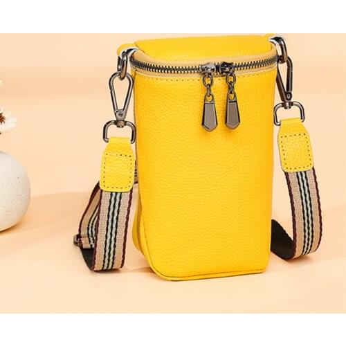 100% Genuine Leather Mini Women Handbags New Designer Cowhide Women Crossbody Bags Luxury Brand Ladies Shoulder Mobile phone bag