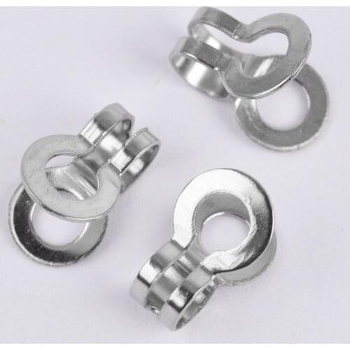 1000pcs/lot bead buckle end clips ball chain clasp stainless steel bead chain accessories jewelry making supplies
