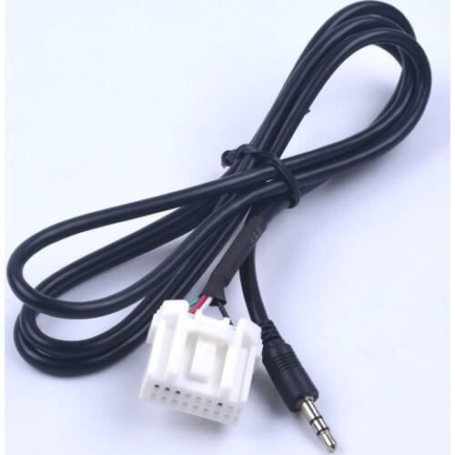 2016 New Jack AUX Audio MP3 Player Input Adapter Cable For Mazda 6/M6/M3 1Pcs 3.5mm
