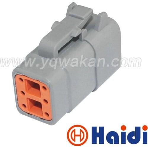 Free shipping 5sets 6pin automotive electric housing plug waterproof electric connector DTM06-6S