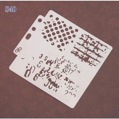 5PCS Abstract painting Layering Stencils Drawing Color Spray stencil DIY Scrapbook photo album DIY Paper Card Crafts