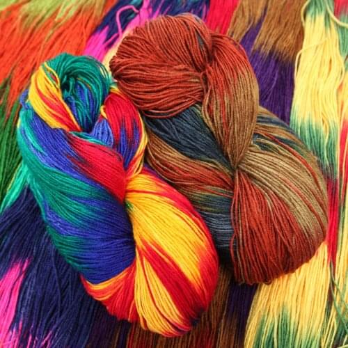50g/ball Colorful Dyed Knitting Yarn Soft Crochet Acrylic Thread For DIY Handmade Slipper Sweater Scarf Knitting Accessories