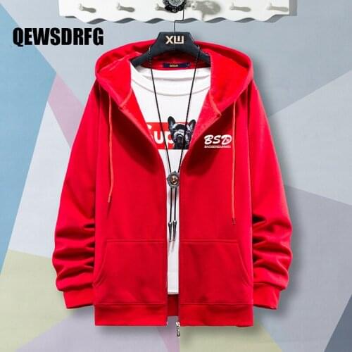 6XL plus velvet zip-up harajuku hoodies streetwear women winter clothes korean style blue tops long sleeve sweatshirt women