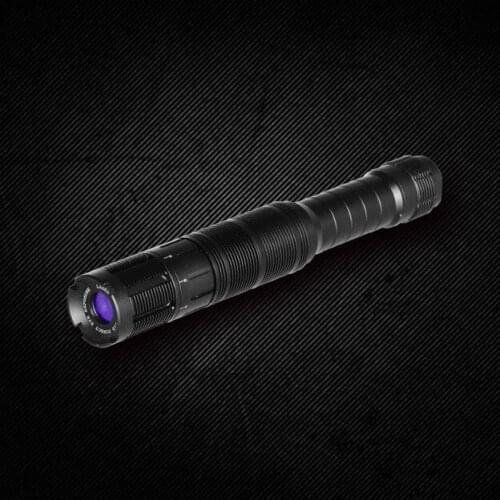 Acecare Drop shipping 300mW Adjustable Tactical Flashlight with 532nm Green Laser Designator
