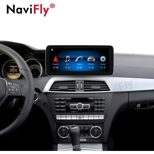 Car Multimedia Player 1920*720 Anti-Glare Screen Android 10 For Mercedes Benz C Class W204 C350 C250 2011-2013 Wireless carplay