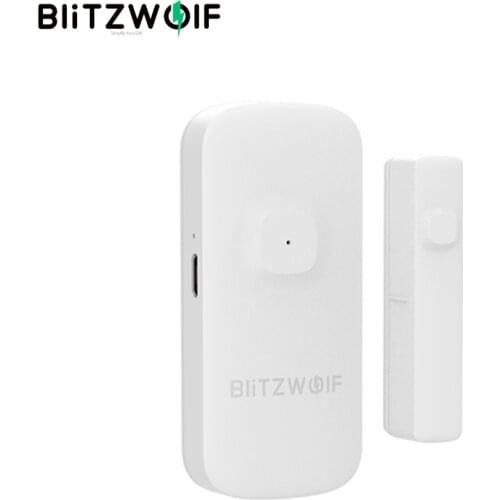 BlitzWolf Wireless Zigbee Door & Window Sensor Home Alarm Detector Open/Close APP Remote Alarm Home Safety Smart Remote Control