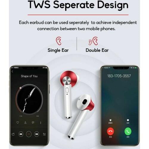 D012 TWS Bluetooth Earphone Charging Box True Wireless Earbuds without wired Earphones Universal for Apple iPhone for Samsung