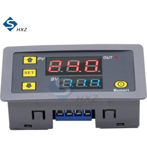 Digital Time Delay Relay LED Display Cycle Timer Control Switch Relay Time Delay Adjustable Timing AC 110V 220V DC 12V 24V