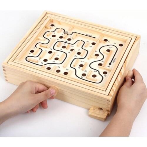 Wooden Educational Toy Parent-child Interactive Balance Board Puzzle Game
