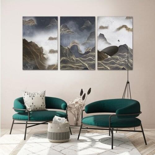 Настенные картины в гостиную Design Studio 3D China At AliExpress