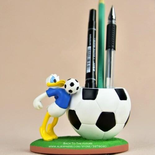 Disney Donald Duck brush pot 8cm Action Figure Anime Mini doll Decoration PVC Collection Figurine Toys model for children gift